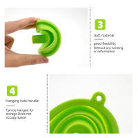 Funel De Silicona Universal Para Coche Cambio De Aceite Y Líquidos Plegable Portátil Para Motor Auto Oíl Y Gasolina - details 6
