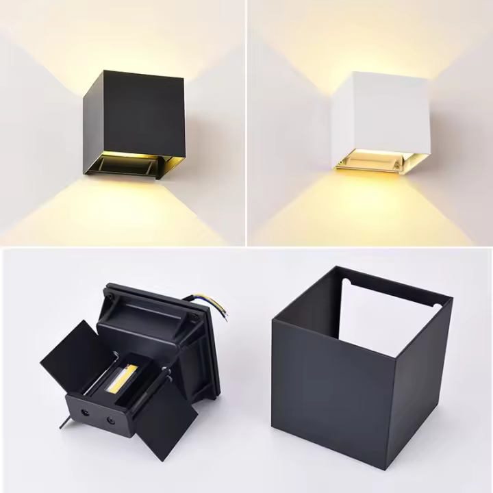 Lámpara De Pared LED TRAZOS 12W Con Sensor PIR Impermeable IP65 Para Exterior Jardín Porche Iluminación Interior Dormitorio Decoración Luz De Noche Moderna - 1