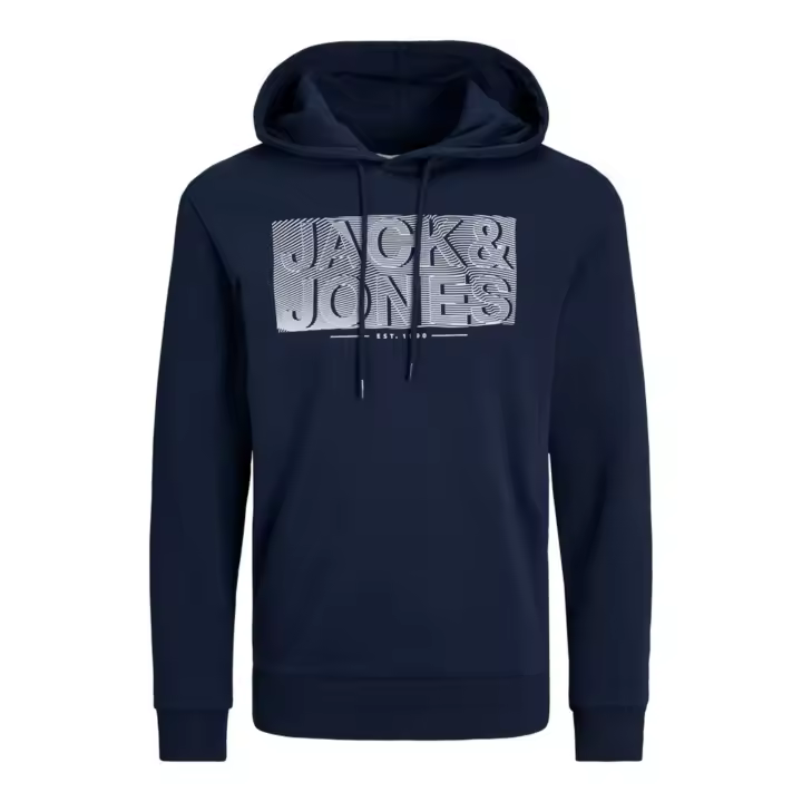 JACK&JONES 12235329 JJPETER SWEAT HOOD Hombre Sudadera Jersey Cuello Capucha 28657 - 1