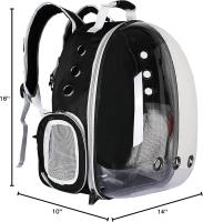 El bolso de gato del astronauta / el bolso delantero de la mochila facturada para mascotas es adecuado para perros pequeños y medianos para gatos / el bolso de mascotas de la cápsula transparente portátil para gatos fuera de la mochila transpirable. - details 0