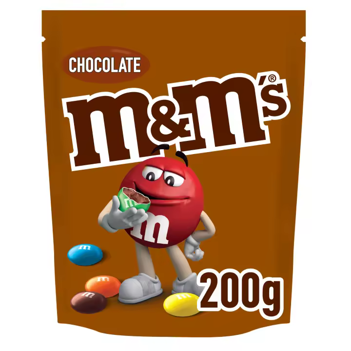 M&M's bolitas de Chocolate con Leche (6 Bolsita de 200g) - 1
