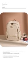 Nueva Mochila GOLF2023 Para Mujer Estilo Casual Color Contraste Mochila Para Computadora Viajes Y Escuela Bolsa De Estudiantes Universitarias - details 16