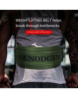 Cinturón De Levantamiento De Pesas Para Hombres Y Mujeres 13mm Espesor Soporte Lumbar Para Gimnasio Y Entrenamiento Cross Fit Adecuado Para Squats Powerlifting - details 0