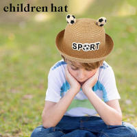 Sombrero de Paja Veraniego para Niños y Niñas con Diseño de Fútbol - Ideal para Playa y Actividades al Aire Libre - details 3