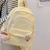 Mochila Grande Para Mujer Impermeable Ligera De Nylon Sólido Sin Colgantes Mochila Estudiantil Con Cierre De Cremallera - details 12