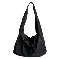 Bolso De Hombro De Nylon Grande Para Mujer Bolso De Viaje Ligero De Color Sólido Estilo Casual Bolso Cruzado Designer Bolso Hobo Monedero - details 1