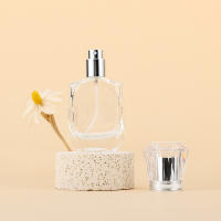 Botella De Perfume Recargable De 30ml Con Tapa De Diamante Vidrio Transparente Portátil Para Perfume Con Aplicador De Spraying - details 3