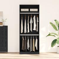 Armario vidaXL Negro Roble 80x50x200 cm Madera Elaborada - details 3