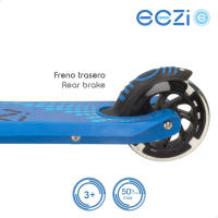 Patinete 2 ruedas con luces azul EEZI - details 3