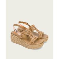 PORRONET 3036-151 Sandalias plataforma mujer 32123 24V SANDALIA CUÑA PLATAFORMA ROSE CUERO - details 5