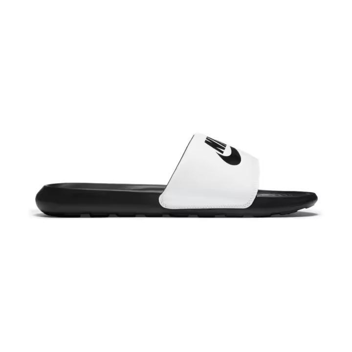 CHANCLAS NIKE BLANCO Y NEGRO VICTORI ONE SLIDE - 1