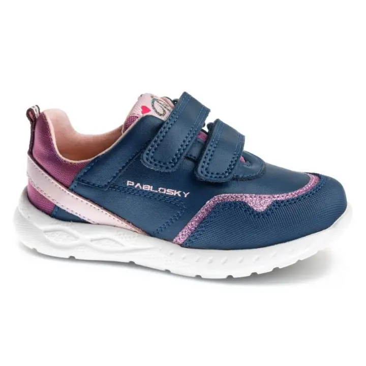 Deportiva Pablosky 299370, 299320, 299300, colores: rosa, blanco, azul marino, puntera reforzada - 1