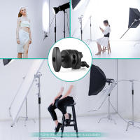 Adaptador De Montaje Multi-Funcional Para Trípode Cabeza Giratoria De Alta Resistencia Soporte De Mano Para Extensión De Brazo De Grabación - details 1