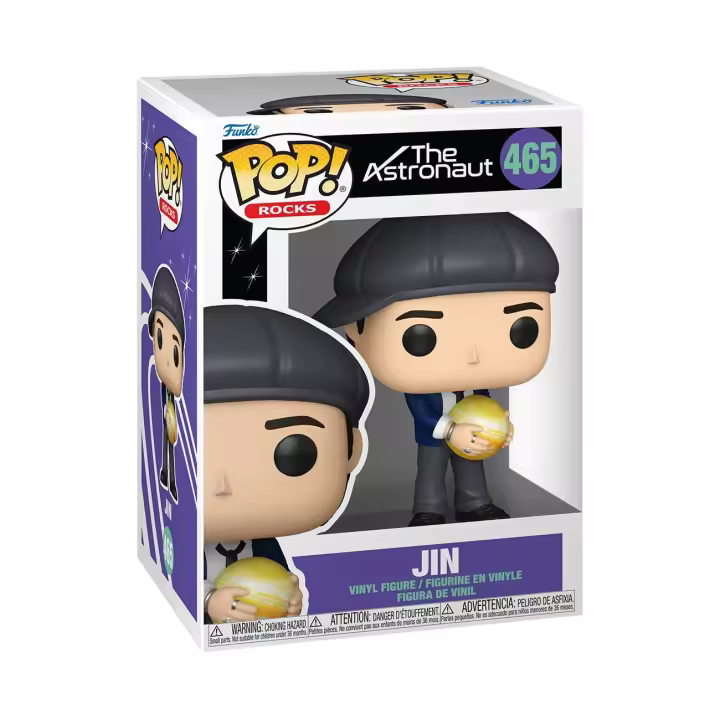 ¡Funko pop! Rocks: Jin - (Astronauta) - BTS - Figura de Vinilo Coleccionable - Idea de Regalo - Mercancía Oficial - Juguetes para Niños y Adultos - Fans de la Música - Muñeco para Coleccionistas - 1