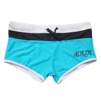 Bermudas De Natación Para Hombre Con Diseño De Cuadrícula Y Malla Splice Short De Playa Con Cinta Ajustable Briefs De Pierna Cuadrada Traje De Baño Deportivo Talla Verdadera - details 5