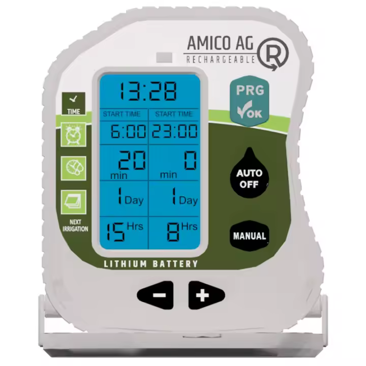 Programador de Riego a Pilas RAIN AMICO AG R. Adecuado para Pequeños Huertos e Invernaderos     RIEGOPRO - 1
