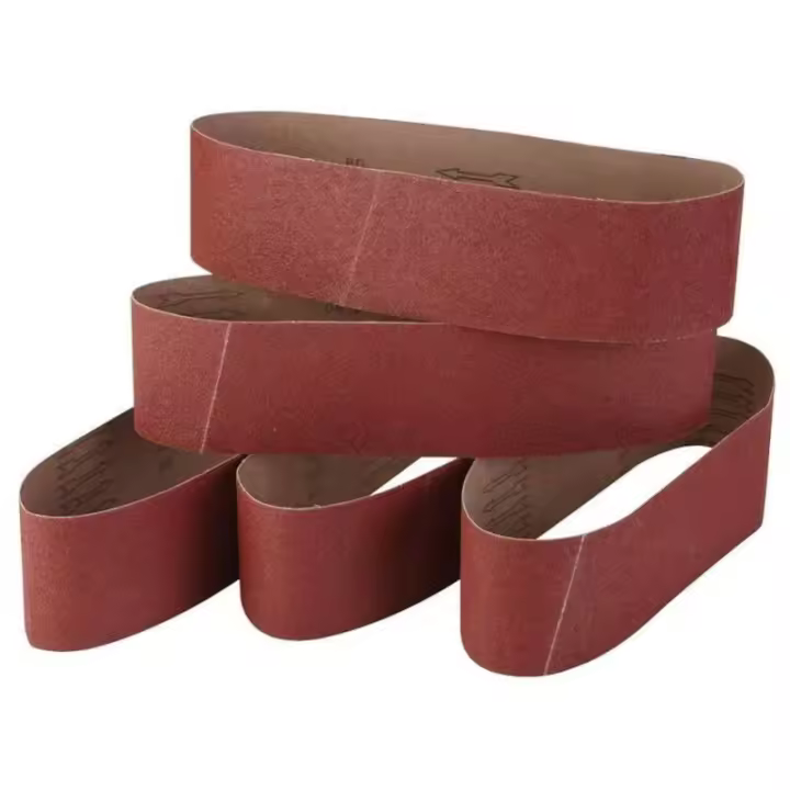 Juego de 5 bandas abrasivas de corindón fino 100 x 915 cm tamaño de grano 60/80/120/240/320 - 1