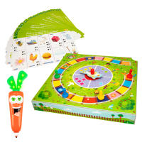 Juego Carotina Lisciani infantil 2 en 1 con bolígrado parlante, 1.000 preguntas, 24 piezas - details 1