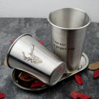 Taza De Acero Inoxidable 350ml Plata Doble Capa Para Café Té Vino Leche Cerveza Tumbler Portátil Para Viaje Vaso De Agua De Cocina - details 5