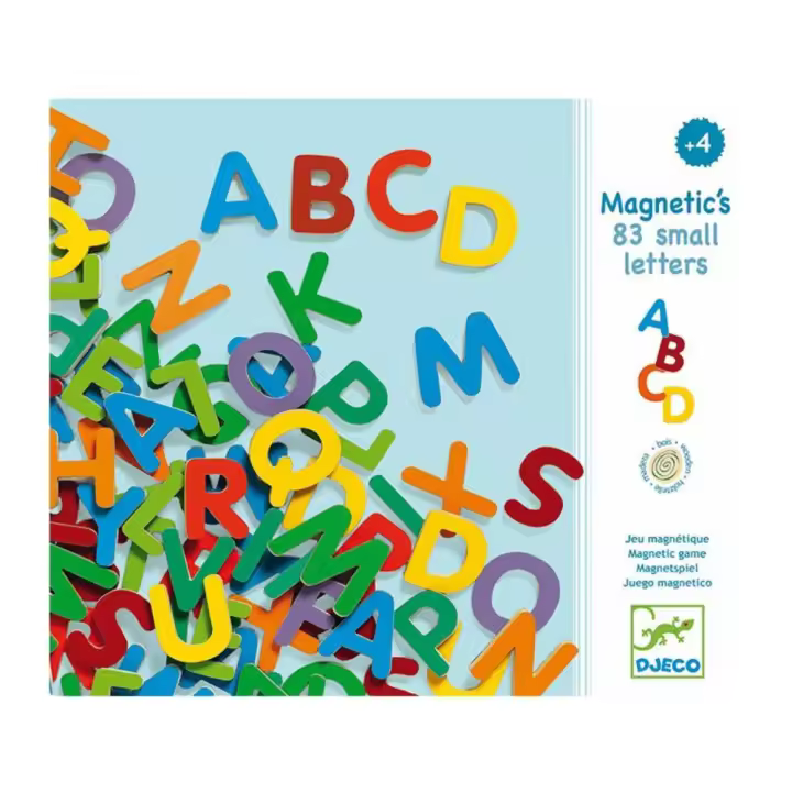 Djeco Abecedario Magnético de Madera Divertido - DJECO para Inicio Lectoescritura | Juguetes de Madera - 1