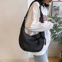 Bolso De Hombro Casual Para Mujer Gran Capacidad Bolsa Cruzada Moda Tote Negro Bolso De Axila Estudiante Bolsa De Mano - details 3