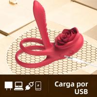 Anillo De Poderoso Vibrador Control Remoto Para Hombres Estimulador De G-Spot Y Clítoris Juguetes Sexuales Para Adultos Material De Silicona - details 8