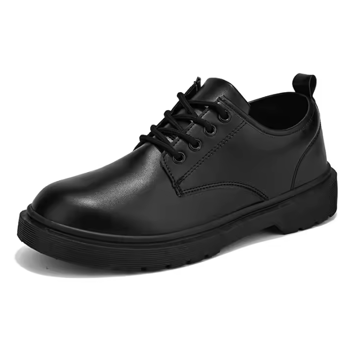 Zapatos Casuales Para Hombre De Cuero Transpirables Con Cordones Hechos a Mano Clásicos De Negocios Moccasins Planos Para La Venta Caliente - 1