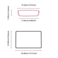 Cubierta De Espejo Retrovisor De Silicona Para Tesla Model 3/Y Set De 2 Piezas Protector De Pantalla Incluido Material De Fibra Sintética - details 1