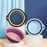 Tina De Lavado Portátil Y Plegable Para Ropa Segura Y Duradera De Plástico Suministros Domésticos Para Baño Viajes - details 3