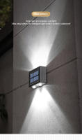 Lámpara Solar LED Exterior Impermeable Iluminación De Pared Para Jardín Y Courtyard Luz Solar Moderna Decoración De Hogar - details 0