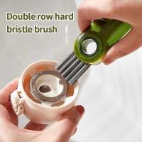 Herramienta De Limpieza 3 En 1 Cepillo Para Vaso Micro Cuchillas Utensilio Útil Para Cubiertas De Botellas De Agua Multifuncional Para El Hogar - details 5