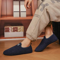 MAEDEF Zapatillas De Invierno Para Hombres Algodón Calor Interior Ligero Botines De Piel Suave Unisex Zapatos De Casa Cómodos Y Transpirables - details 36