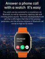 Reloj inteligente 8 Ultra inteligente para hombre y mujer, pulsera con NFC, Seguimiento GPS, Bluetooth, llamadas, BT, juegos de musica, carga inalambrica, 49mm, novedad de 2024 - details 3