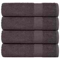 vidaXL Toallas de Baño 4 uds 100x150 cm 360 g/m² 100% Algodón en color Rosa/Tuquesa/Blanco y más - details 9