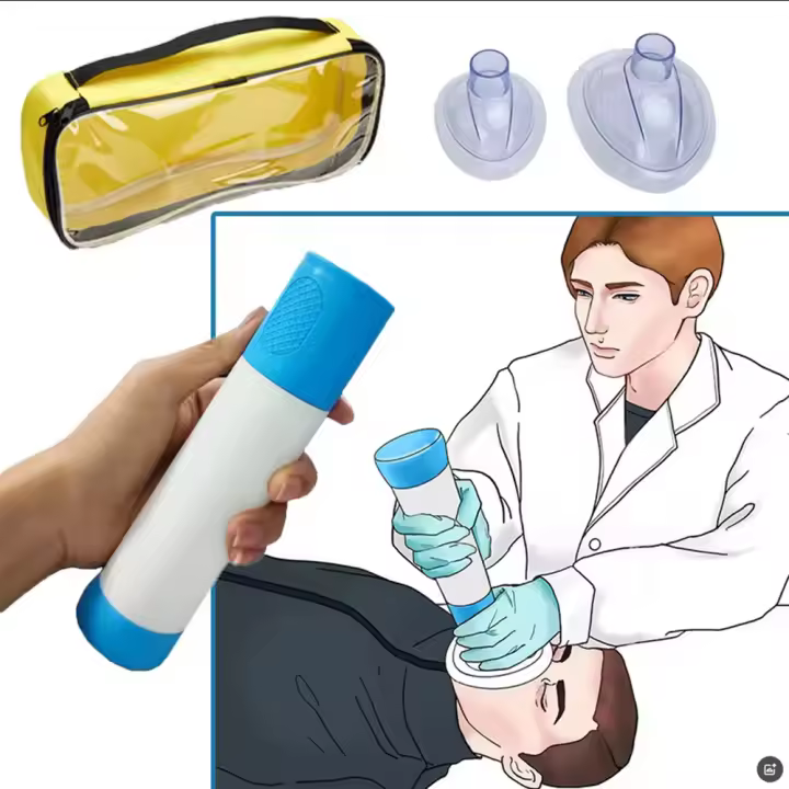 Dispositivo De Entrenamiento De Respiración 2pcs/1pcs Expansores De Pulmones Para Ejercicio De Fitness Anti-sufocación - 1