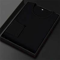 Camiseta De Algodón Para Hombre 2024 Con Cuello Redondo Y Mangas Largas Para El Verano Cómoda Y Transpirable Estilo Casual - details 6