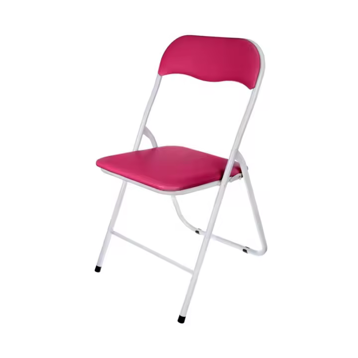 UD - Silla Plegable de Aluminio – Rosa, 44x46x80 cm | Ligera, Resistente y Portátil - 1