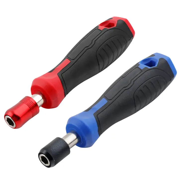 1PC Mango De Destornillador Magnético 1/4 Hex Adaptador Self Locking Para Bits De Destornillador Herramienta De Llave De Socio 5In - 1
