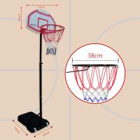 DEVESSPORT Canasta Baloncesto Regulable 165-210 cm | Canasta Baloncesto Niños y Adultos para Exterior | Canasta Ajustable con Base Estable y Aro con Red - details 5