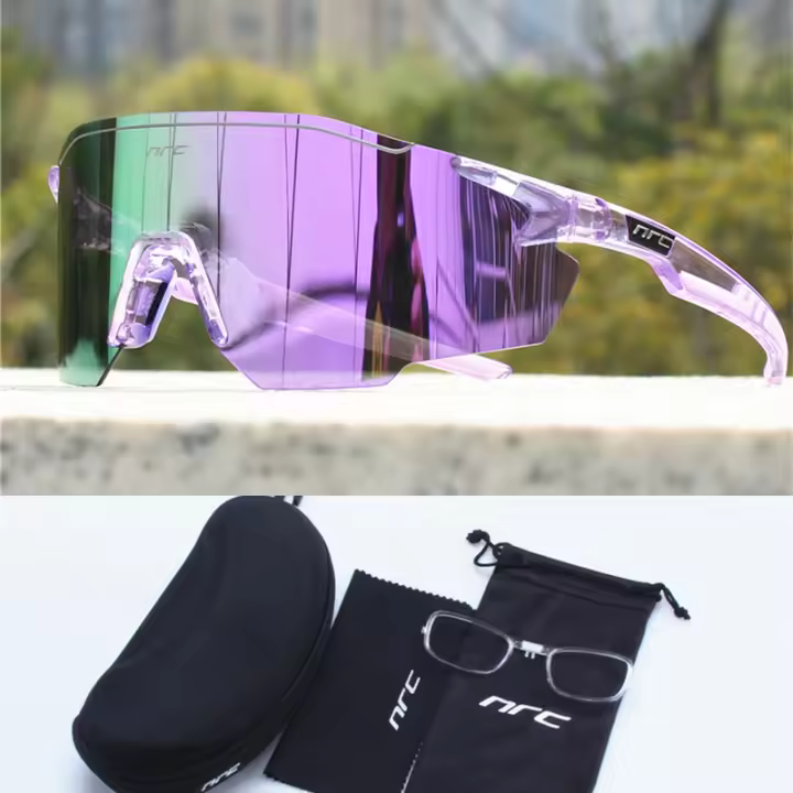 Gafas De Ciclismo NRC Para Hombre Y Mujer Con Estuche TR90 Deportes Al Aire Libre Gafas De Bicicleta MTB Montaña Pesca Equitación UV400 Polícarbónato - 1
