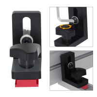 Aluminio Stop De Rieble Para Trabajo Con Madera Limitador De Camino T-Slot Workbench Conector Deslizante Y Stopper De Fosa - details 10