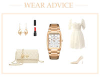 Reloj De Mujer WWOOR 2024 Oro Creativo Acero Inoxidable Resistente Al Agua Cuadrado Reloj De Pulsera Para Mujer Con Marcadores Arábigos - details 14