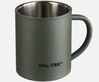 Taza de  Bebida 300 ml verde oliva Acero Inoxidable - MIL-TEC - Taza para acampada , aventura , outdoor - details 0