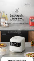 Olla arrocera eléctrica multicocina, olla antiadherente de 220V, Mini máquina de cocina para 1-3 personas, olla arrocera inteligente al vapor, cocina de 2L. - details 5