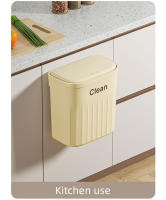 Basurero De Baño Plegable 12/16L Con Tapa Y Soporte En La Pared Recipiente De Residuos Impermeable Para Inodoro Estilo Rectangular - details 9