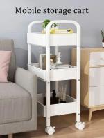 Carrito De Cocina Multifuncional Con Ruedas Organizador De Almacenamiento Para El Hogar Estante Móvil Accesorio Doméstico - details 3