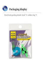 SQUID KING 2pcs Porta Anzuelos Para Pesca Accesorios Portátiles Para Caña De Pescar Soporte Para Anzuelos Fijador De Señuelos Juguete De Pesca - details 11