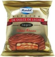 Alfajores de Dulce de Leche Mardel Chocolate Negro Caja Display 24 Uds. - Qumir - details 1