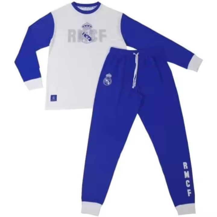 Pijama De Manga Larga Real Madrid Azul Y Blanco Niño 82201 - 1