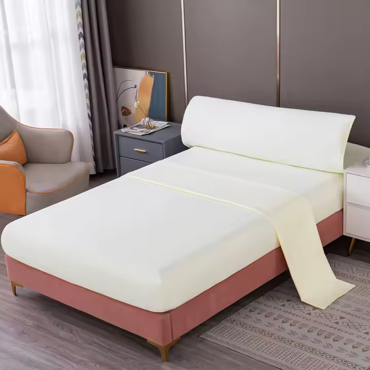 WAI 2 MARKET - Juego de Sábanas 100% Microfibra Poliéster – Suaves, Transpirables y Resistentes – Incluye Bajera Ajustable, Encimera y Fundas de Almohada – Varios Tamaños (90/135/150/180/200 cm) y Colores Elegantes – Perfectas para un Sueño Cómodo - 1